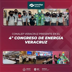 Conalep Veracruz presente en el 4º Congreso de Energía Veracruz